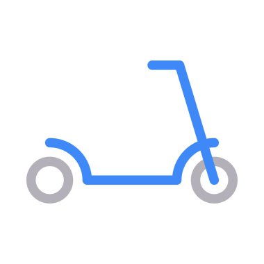 seyahat vektörü renk çizgisi simgesi