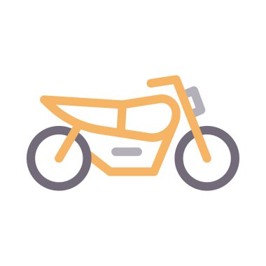 motor vektörü renk çizgisi simgesi