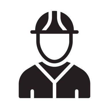 işçi vektör simgesi düz simge