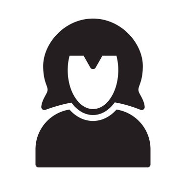 avatar vektör düz simge