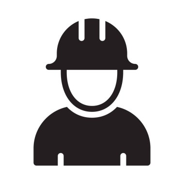 işçi vektör simgesi düz simge