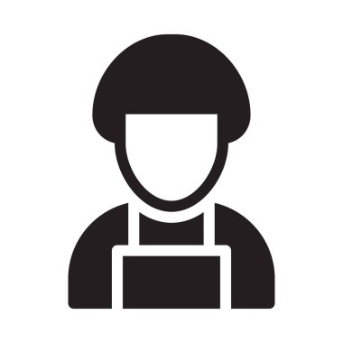 erkek vektör kabartması düz simge