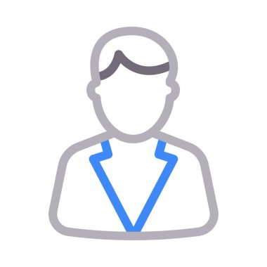 çalışan vektör renk çizgisi simgesi