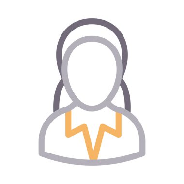 Kadınlar renk çizgisi simgesi