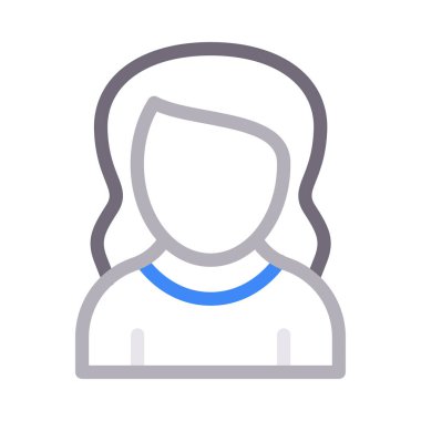 Kadınlar düz çizgi simgesini yönlendir