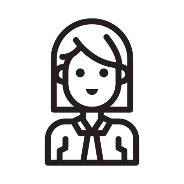 Kadınlar ince çizgi simgesini yönetir