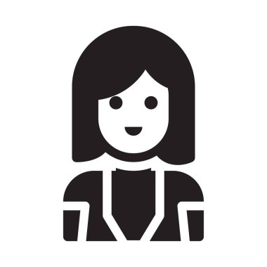 avatar vektör düz simge