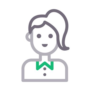 Kadınlar renk çizgisi simgesi