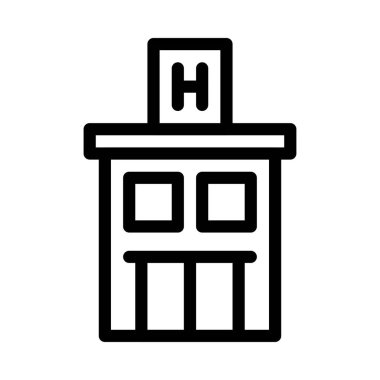 vektör ince çizgi simgesi oluşturuluyor