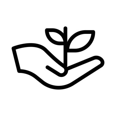 Güvenli vektör ince çizgi simgesi