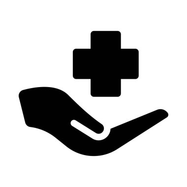 sigorta vektör düz simgesi