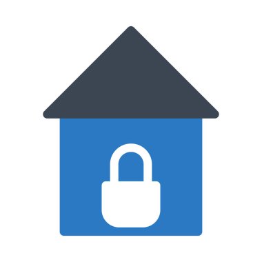 Güvenli vektör renk simgesi 