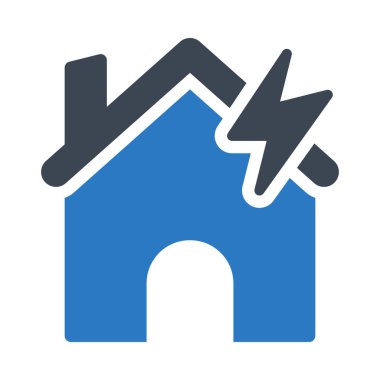 ev vektörü renk simgesi 