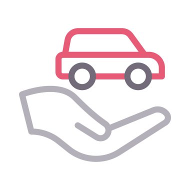 güvenli düz çizgi simgesi 