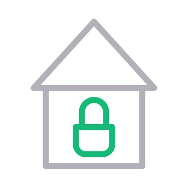 güvenli düz çizgi simgesi 