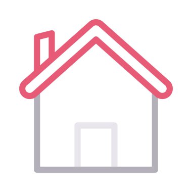 ev düz çizgi simgesi 