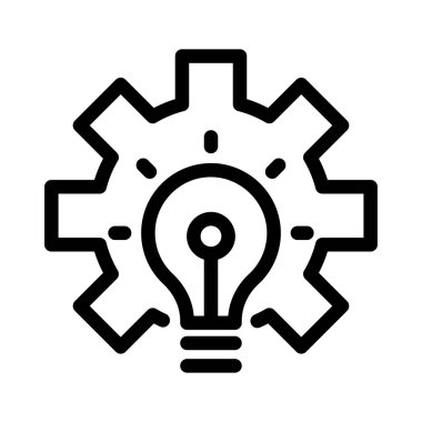 yaratıcı vektör ince çizgi simgesi 