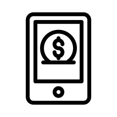 çevrimiçi vektör ince çizgi simgesi 