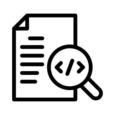 dosya vektörü ince çizgi simgesi 