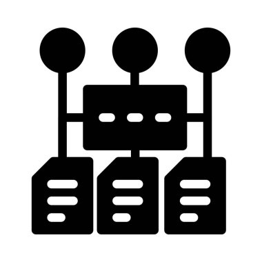 belge vektörü düz simge 