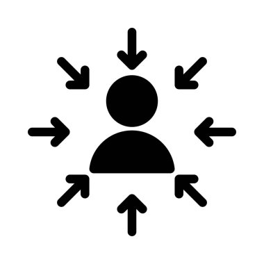 profil vektörü düz simgesi 