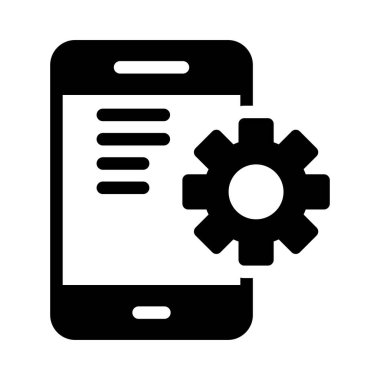 telefon vektörü simgesi düz simgesi 