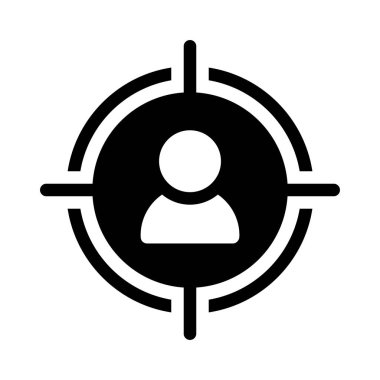 kullanıcı vektörü simgesi düz simgesi 