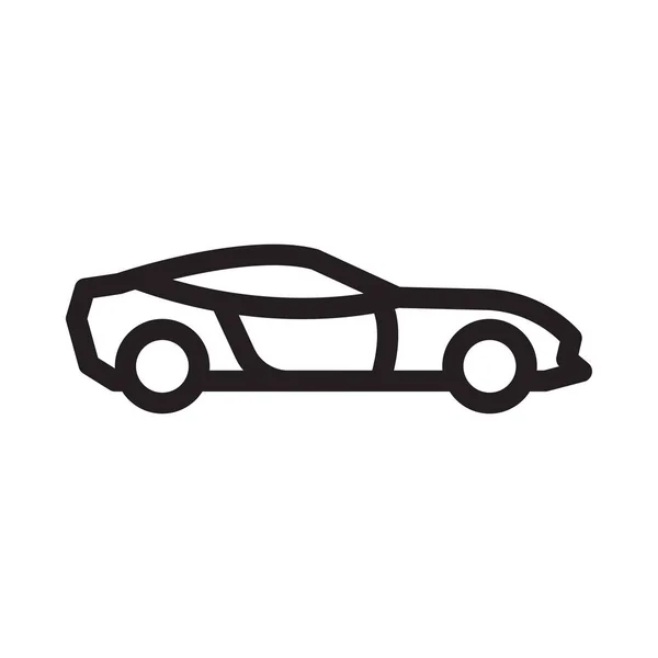 Automobile Vector Thin Line Icon — Stock vektor