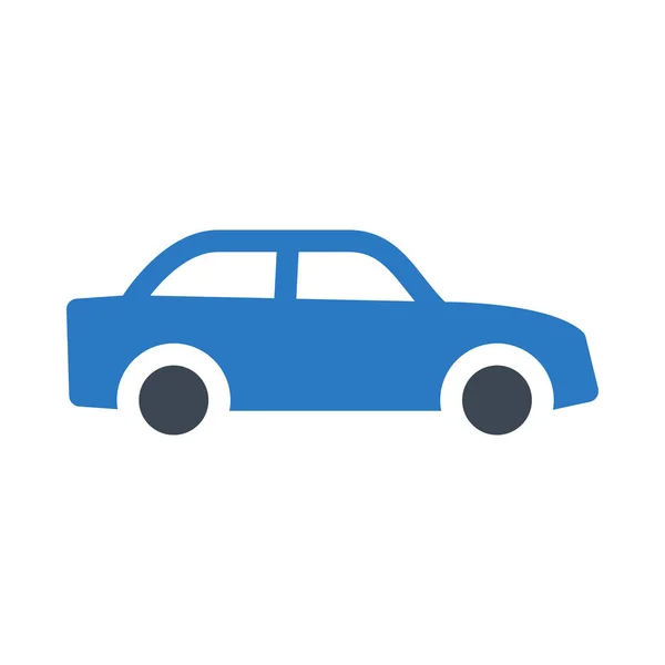 Automobile Vector Glyph Color Icon — Stock Vector
