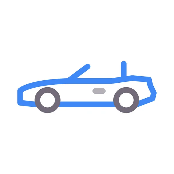 Иконка Векторной Линии Автомобиля — стоковый вектор