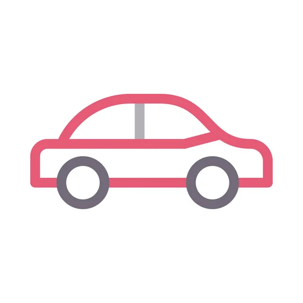 Vehicle Vector Color Line Icon — Stock Vector