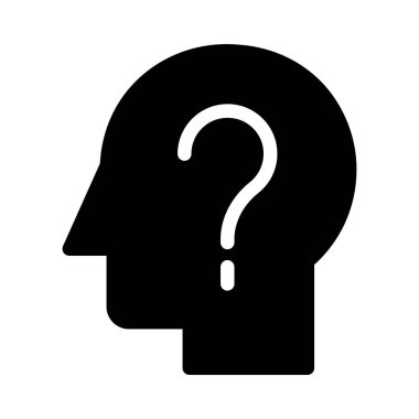 Faq vektör düz simgesi 