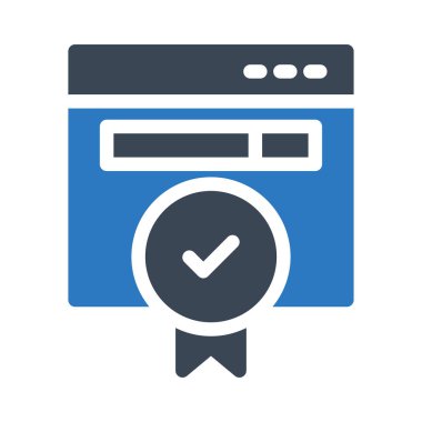 tarayıcı vektör renk simgesi 