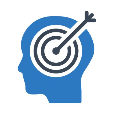 odak vektörü renk simgesi 