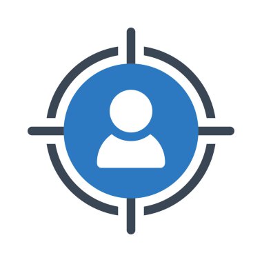 kullanıcı vektörü renk simgesi 