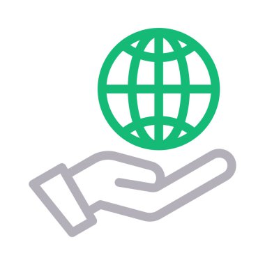 genel vektör düz çizgi simgesi 