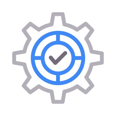 vektör düz çizgi simgesi ayarlanıyor 