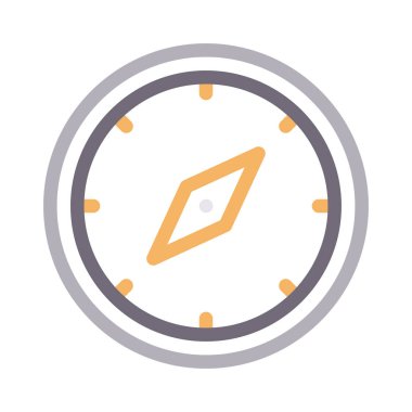 Yön vektör düz çizgi simgesi 