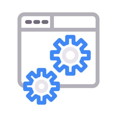 vektör düz çizgi simgesi ayarlanıyor 