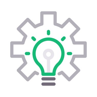 yaratıcı vektör düz çizgi simgesi 