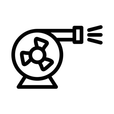 Su vektörü ince çizgi simgesi 