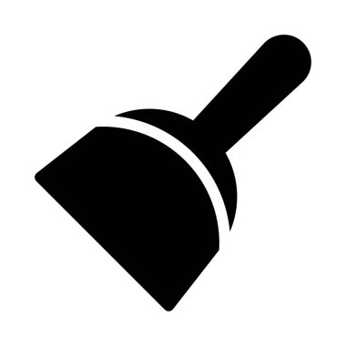 temizleme vektörü düz simgesi 