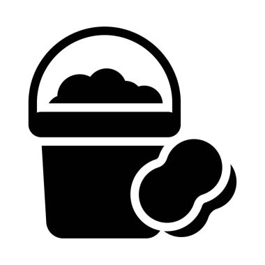 kova vektör düz simge 