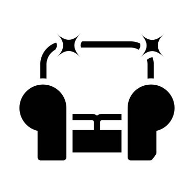 kanepe vektör düz simgesi 