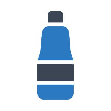 Kimyasal vektör renk simgesi 