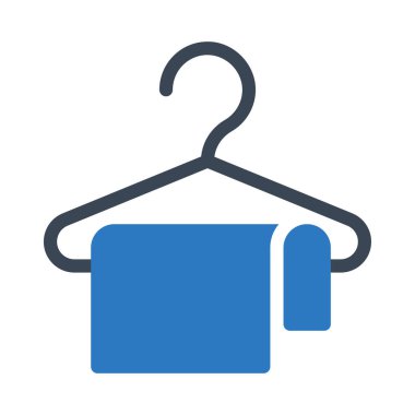 Havlu vektörü renk simgesi 