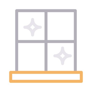 ayna vektörü düz çizgi simgesi 