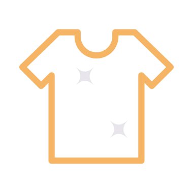 Kumaş vektörü düz çizgi simgesi 