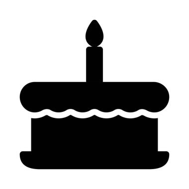 kek vektörü düz simgesi 