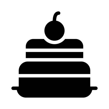 tatlı vektör düz simge 